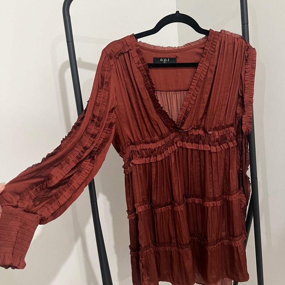Women's Rust Blouse